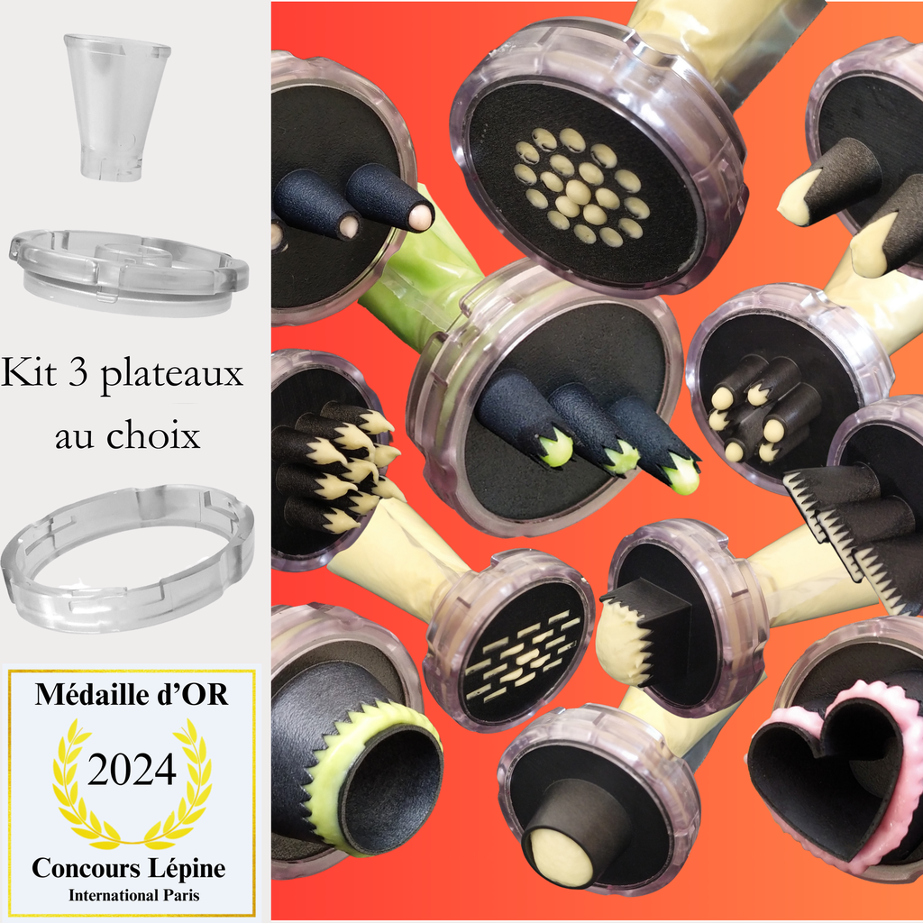 Set 3 plateaux au choix (Rubis, Rubis, coeur)